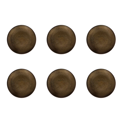 Dessertbord 21 cm (set van 6) - 6-delig - Feeling bronze
