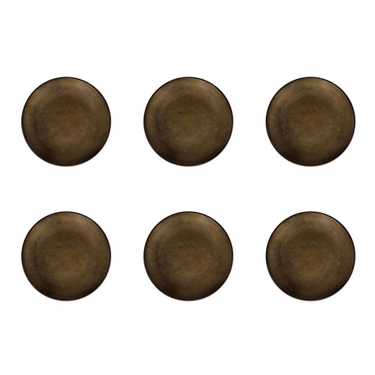 Dessertbord 21 cm (set van 6) - 6-delig - Feeling bronze