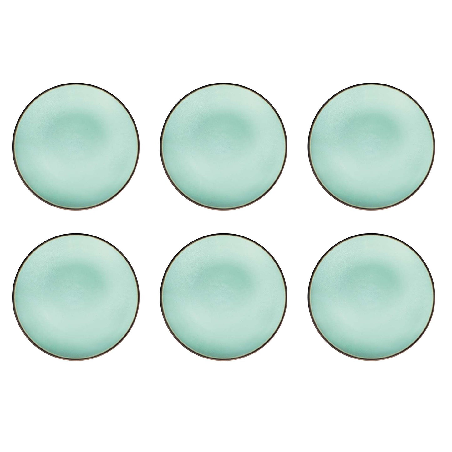 Dessertbord 21 cm (set van 6) - 6-delig - Feeling jade