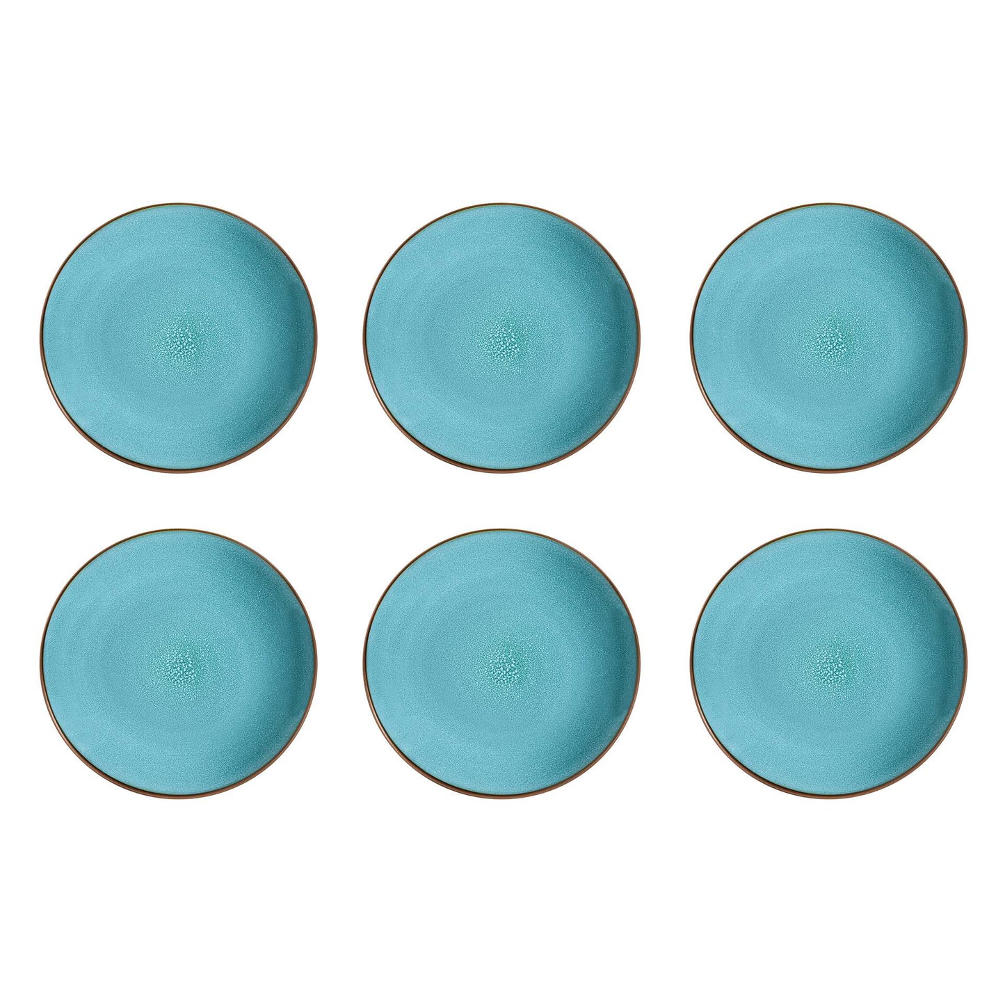 Dessertbord 21 cm (set van 6) - 6-delig - Feeling turquoise
