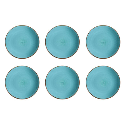 Dessertbord 21 cm (set van 6) - 6-delig - Feeling turquoise
