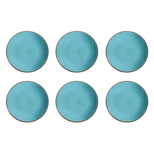 Dessertbord 21 cm (set van 6) - 6-delig - Feeling turquoise