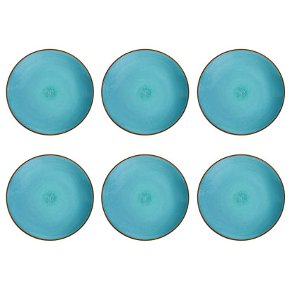 Dinerbord 26,5 cm (set van 6) - 6-delig - Feeling turquoise