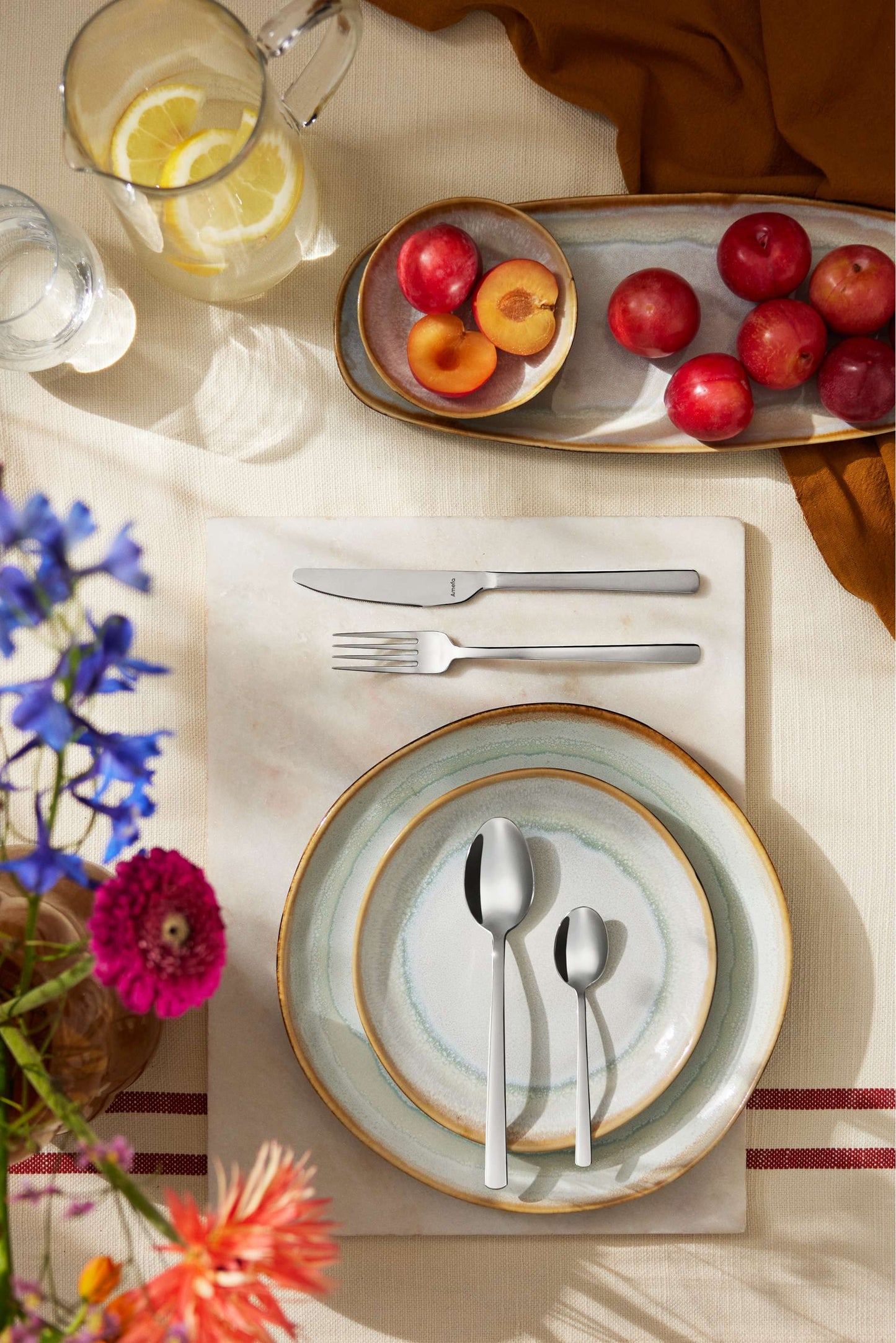 Dessertbord 20,5 cm (set van 6) - 6-delig - Shadow aqua