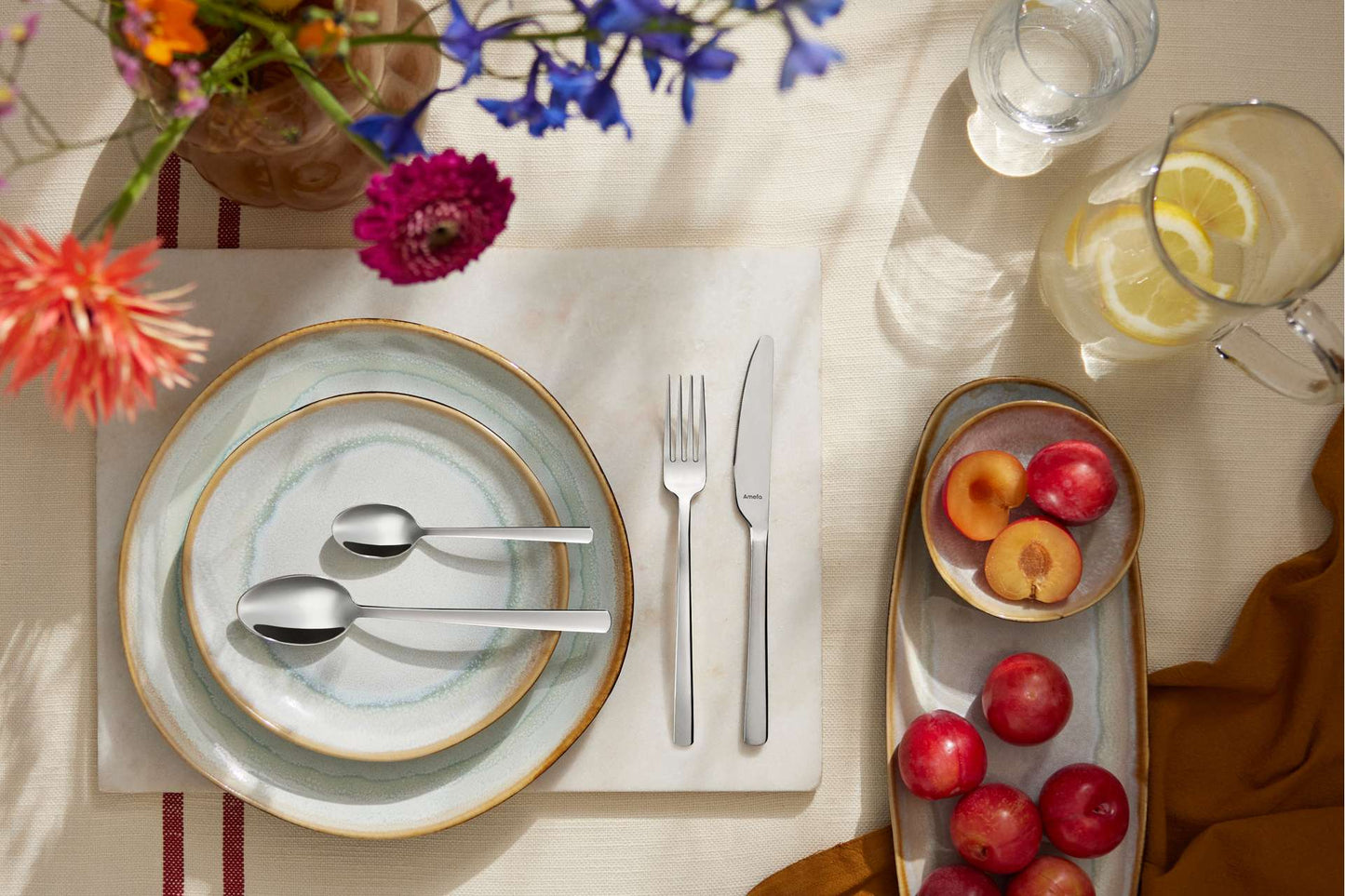 Dinerbord 28 cm (set van 6) - 6-delig - Shadow aqua