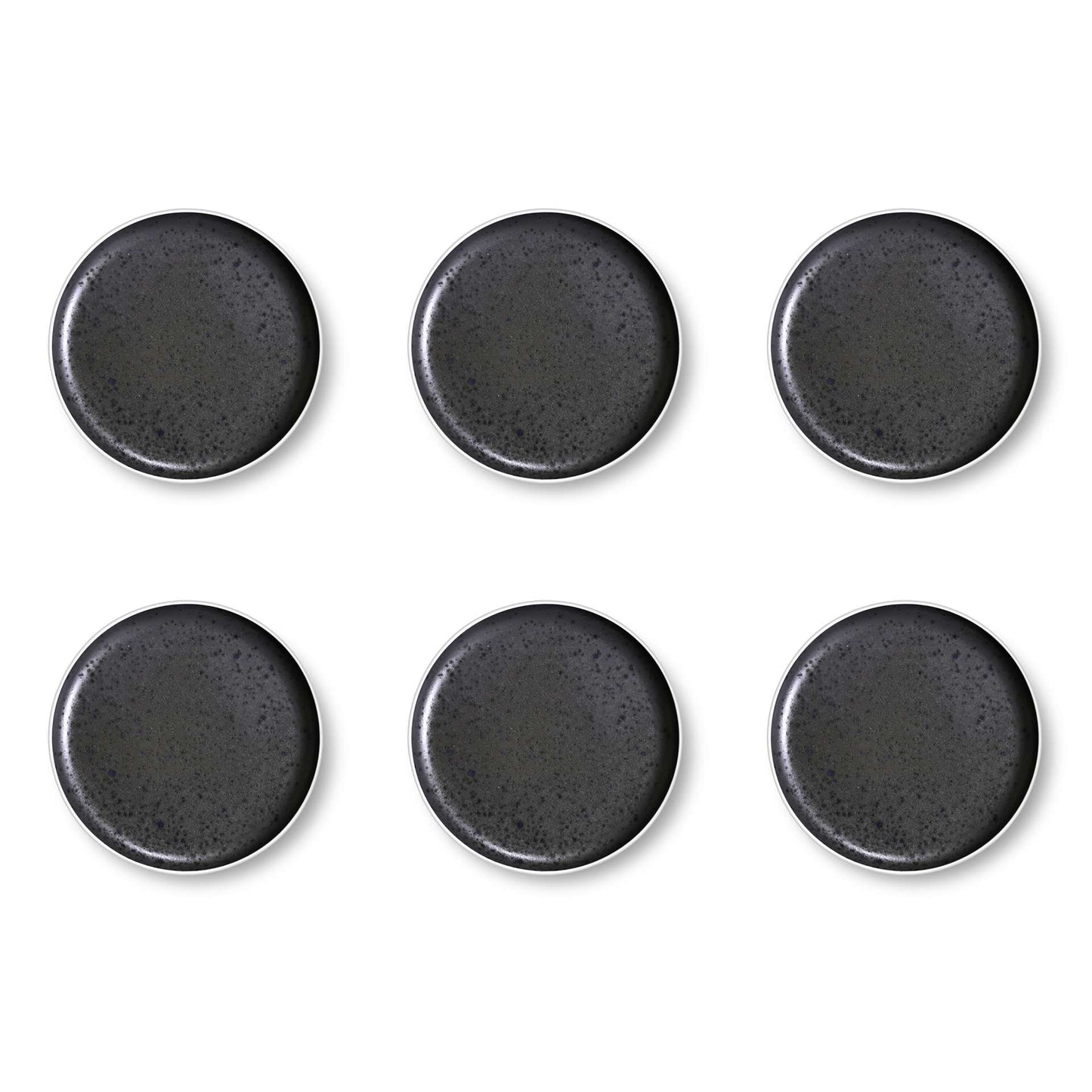 Dessertbord 21 cm (set van 6) - 6-delig - Aster granite