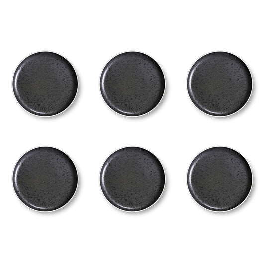 Dessertbord 21 cm (set van 6) - 6-delig - Aster granite