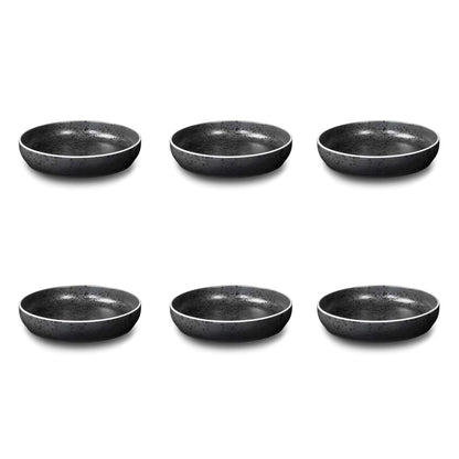 Diep bord 22 cm - 6-delig - Aster granite