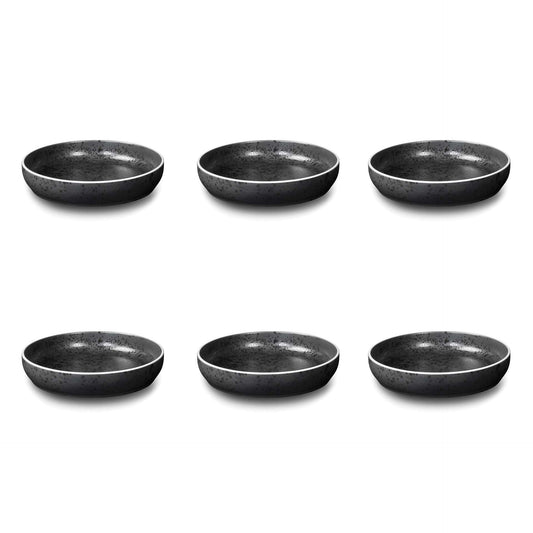 Diep bord 22 cm - 6-delig - Aster granite