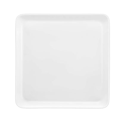 YAKA WHITE - Vierkant dinerbord 25,5 x 25,5 cm