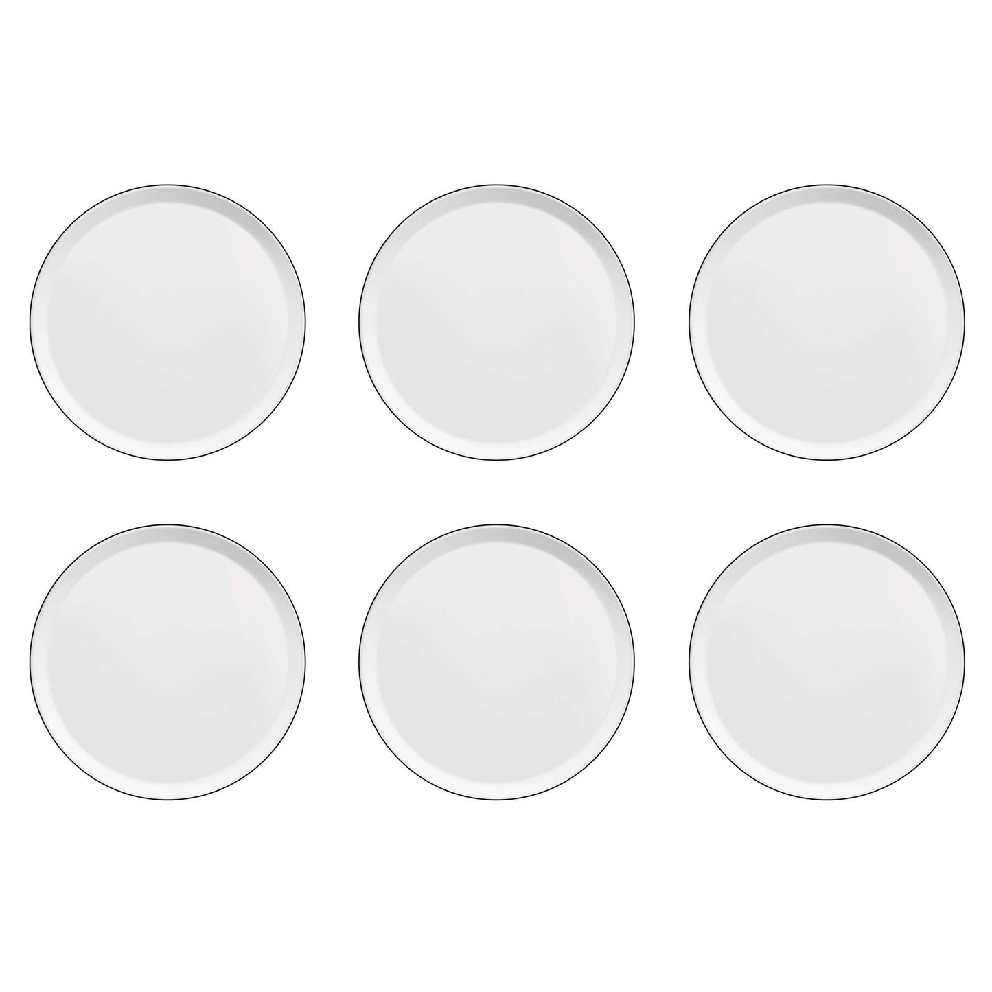 YAKA BLACK - Dinerbord 27 cm (set van 6)