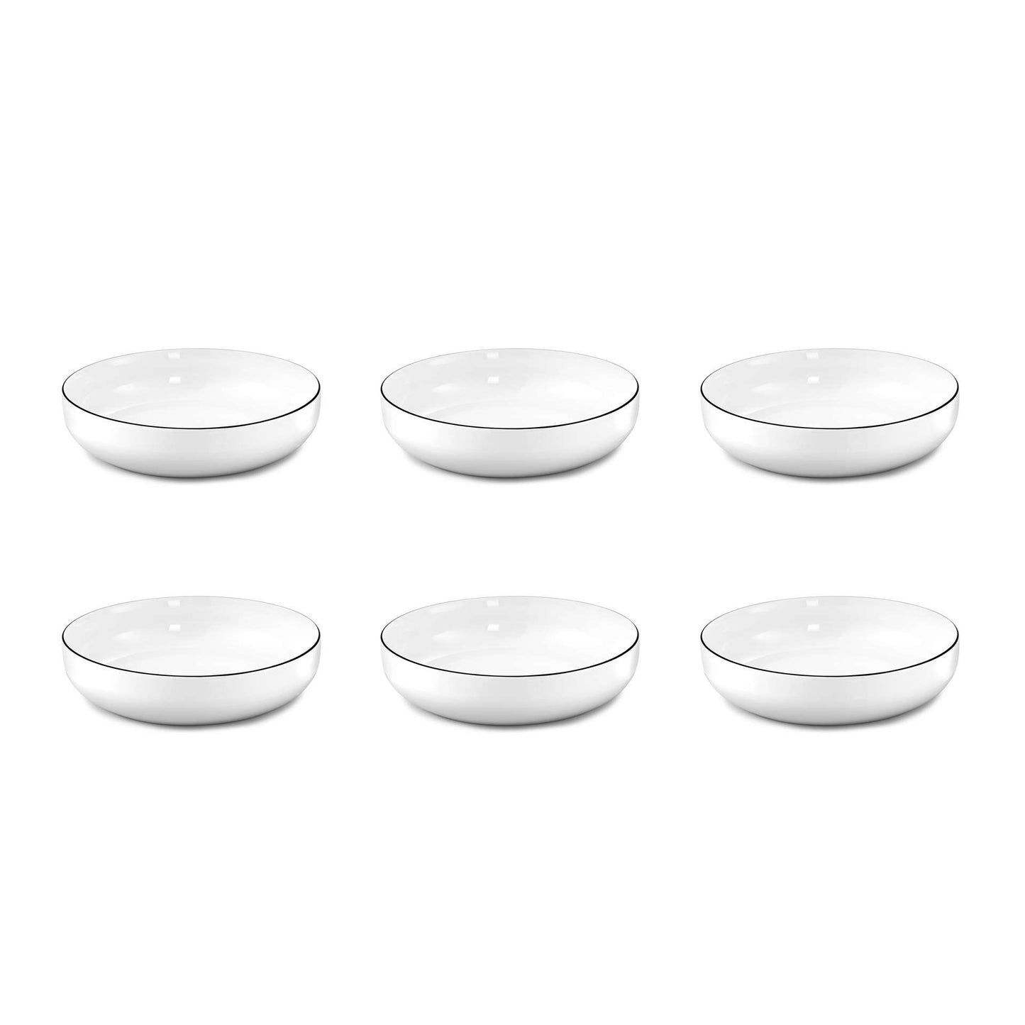YAKA BLACK - Salade- en pastabord 20 cm