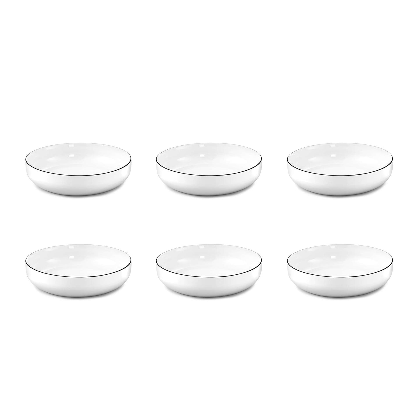 YAKA BLACK - Salade- en pastabord 20 cm