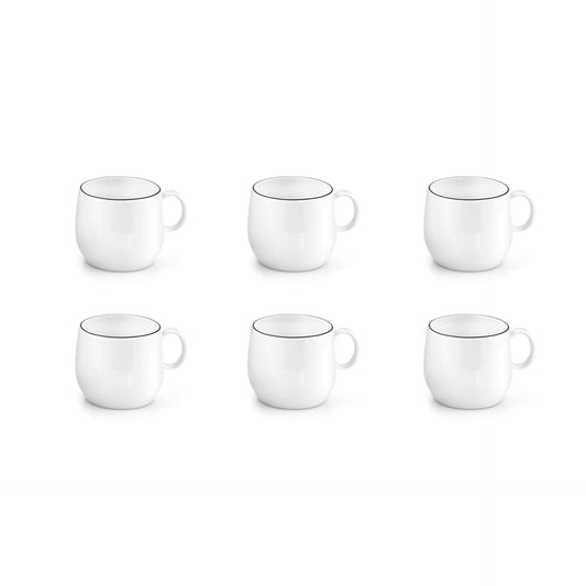 YAKA BLACK - koffie & theekop 20 cl (set van 6)