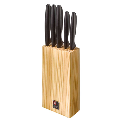 Knife block - 5-piece - Black