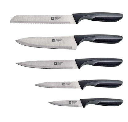 Knife block - 5-piece - Black