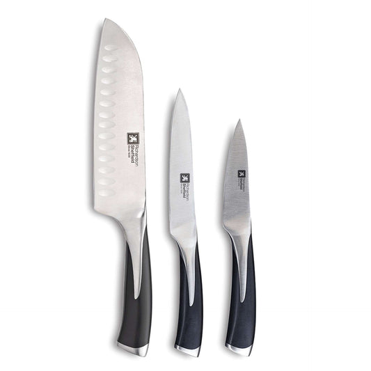 Kyu Kitchen Knife Set - 3-Piece - Black