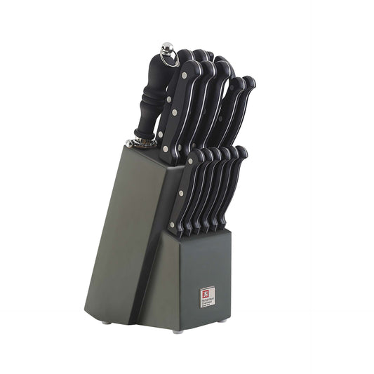 Artisan Knife Block - 15 Piece - Black